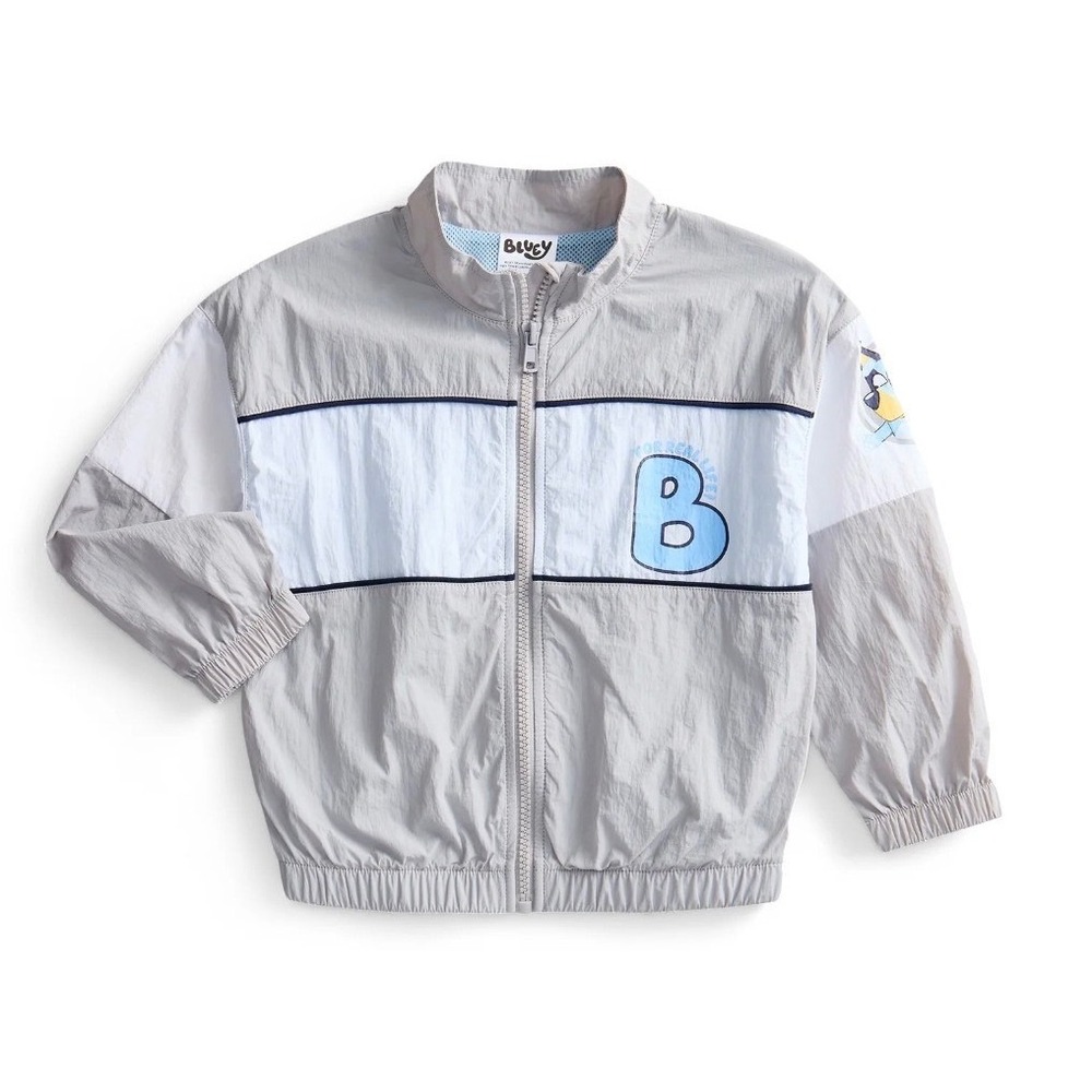 Boys zip up jacket bluey 2t